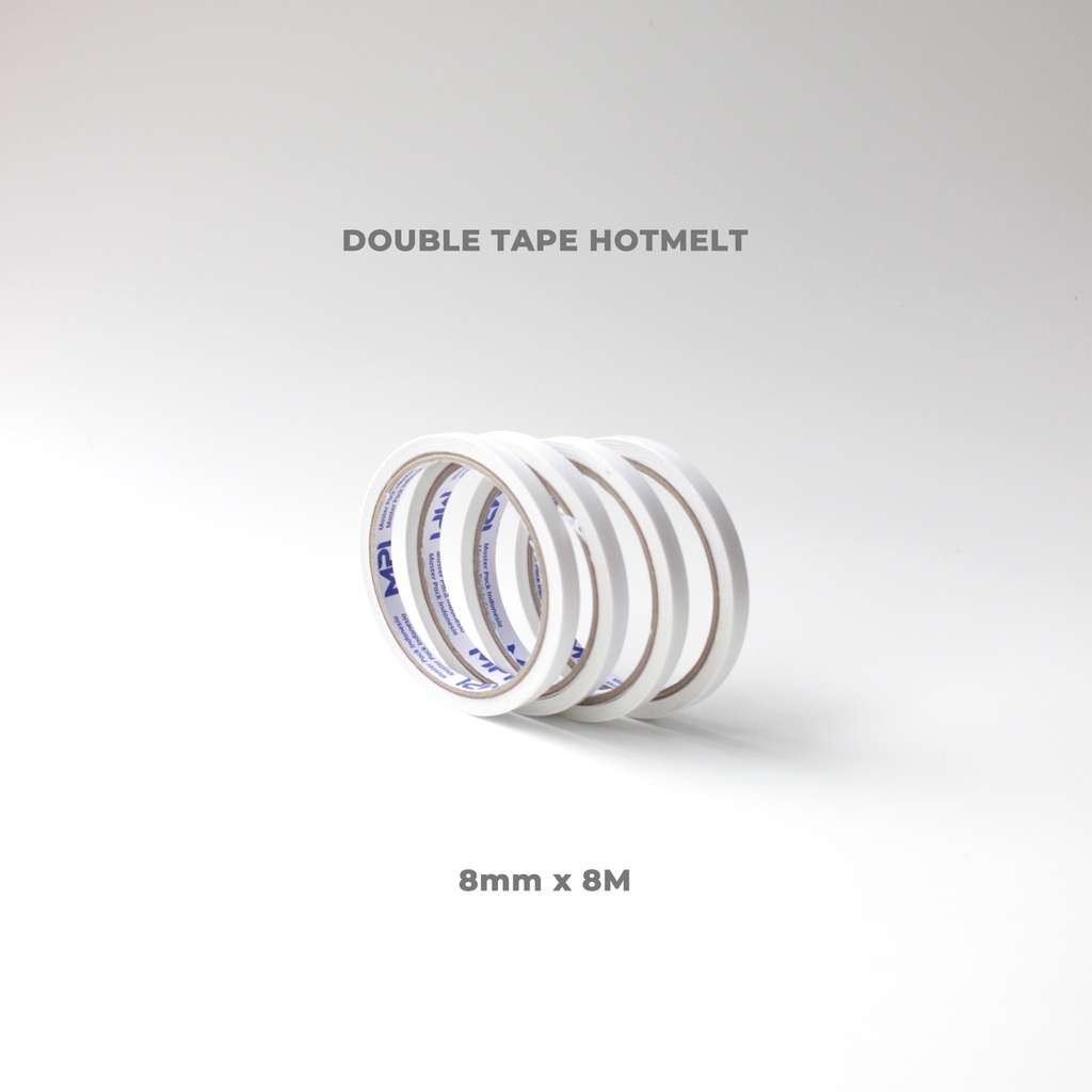 Double Tape MPI 8mm - Double Tape Kertas MPI 8mm