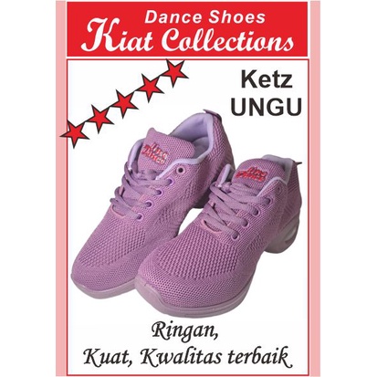 SEPATU KETZ MEREK LINE DANCE DANSA WANITA TARI MENARI JOGGING SNEAKER INDOOR OUTDOOR