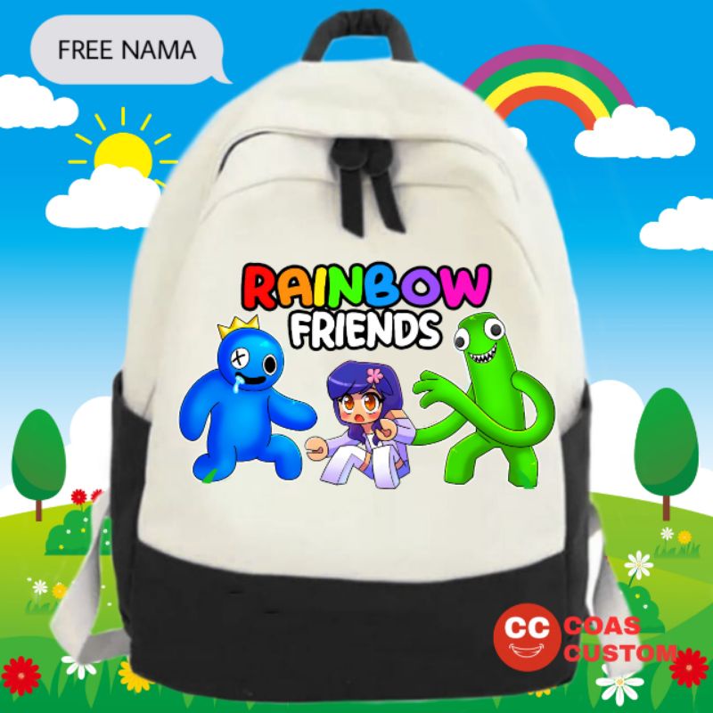 TAS RAINBOW FRIENDS TAS RANSEL ANAK SEKOLAH SD