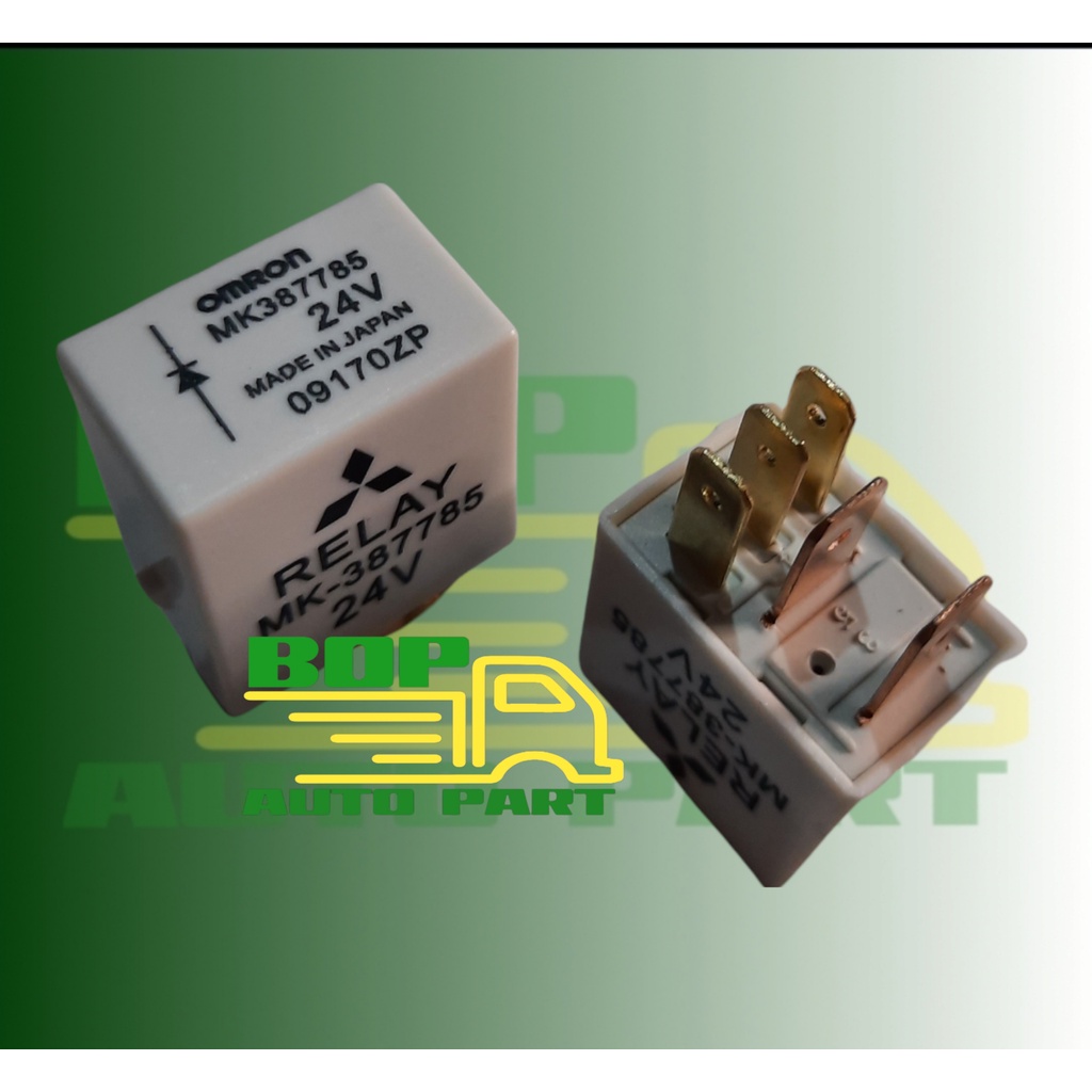RELAY LAMPU CANTER "OMRON"... 24VOLT KAKI 5... MK-387785