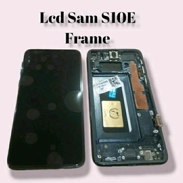 LCD TOUCHSCREEN SAMSUNG S10E + FRAME