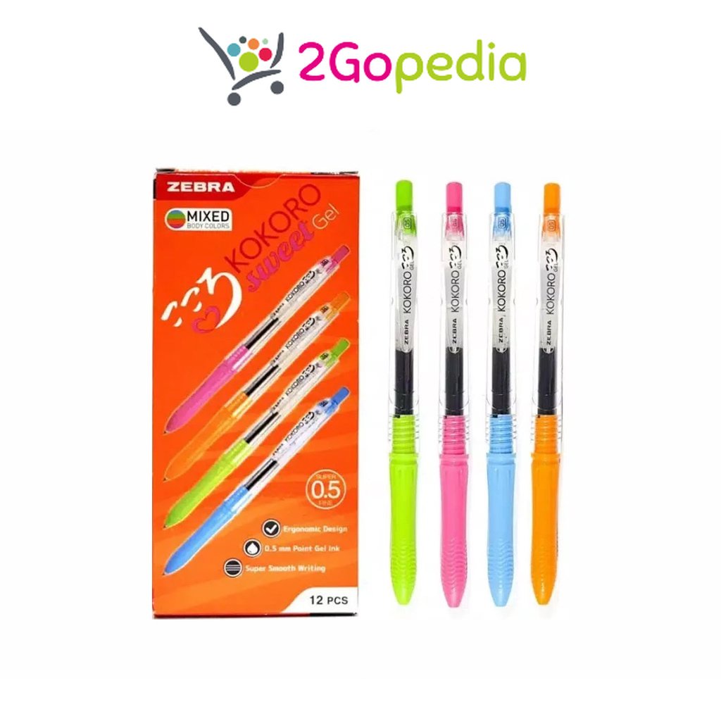 

Pulpen Gel Kokoro Sweet Gel 0.5 Mm Grosir Murah Atk