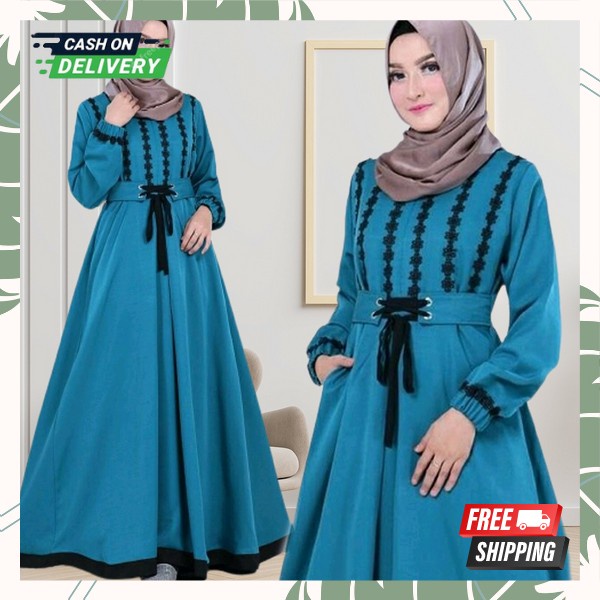 Games Wanita Casual Gsmis Syari Dres Sarii Gamis Kondangan Terbaru Dress Muslimah Baju Kondangan Bju