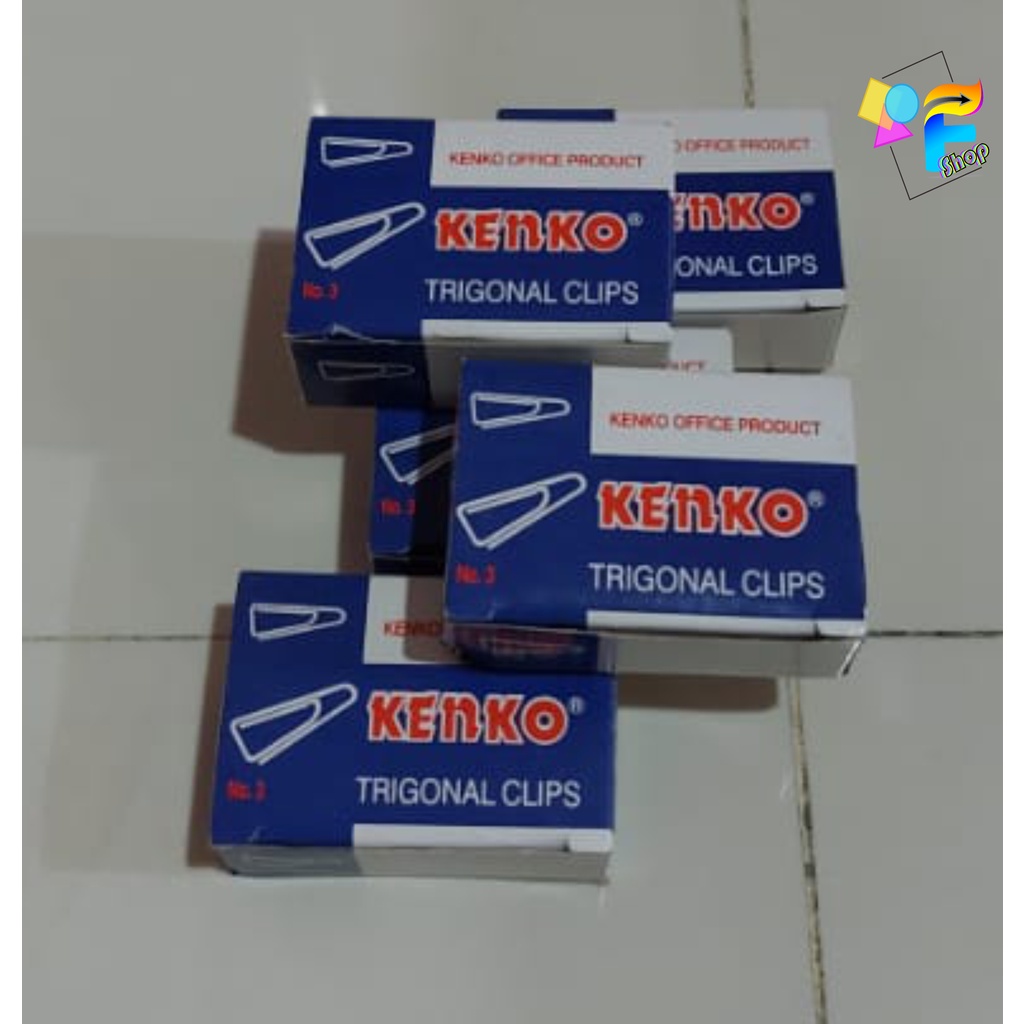 

Paper Clips Trigonal / Klip Penjepit Kertas No. 3 KENKO
