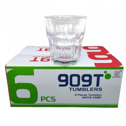 GELAS KACA 909 T KEDAUNG GELAS MINUM GELAS KOPI GELAS LOWBALL