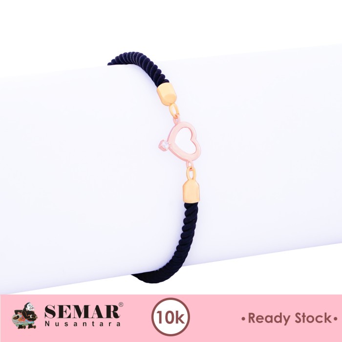 Gelang Tali Emas Aikko Love Gold 10K Semar Nusantara