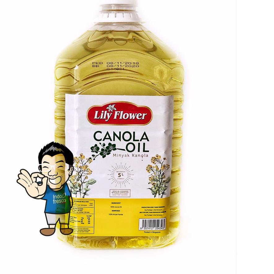 

SALE!!Minyak Kanola Lily Flower- Canola Oil 5L|KD9