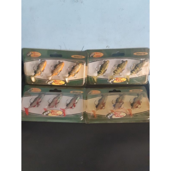 UMPAN MAINAN IKAN KARET ISI 3