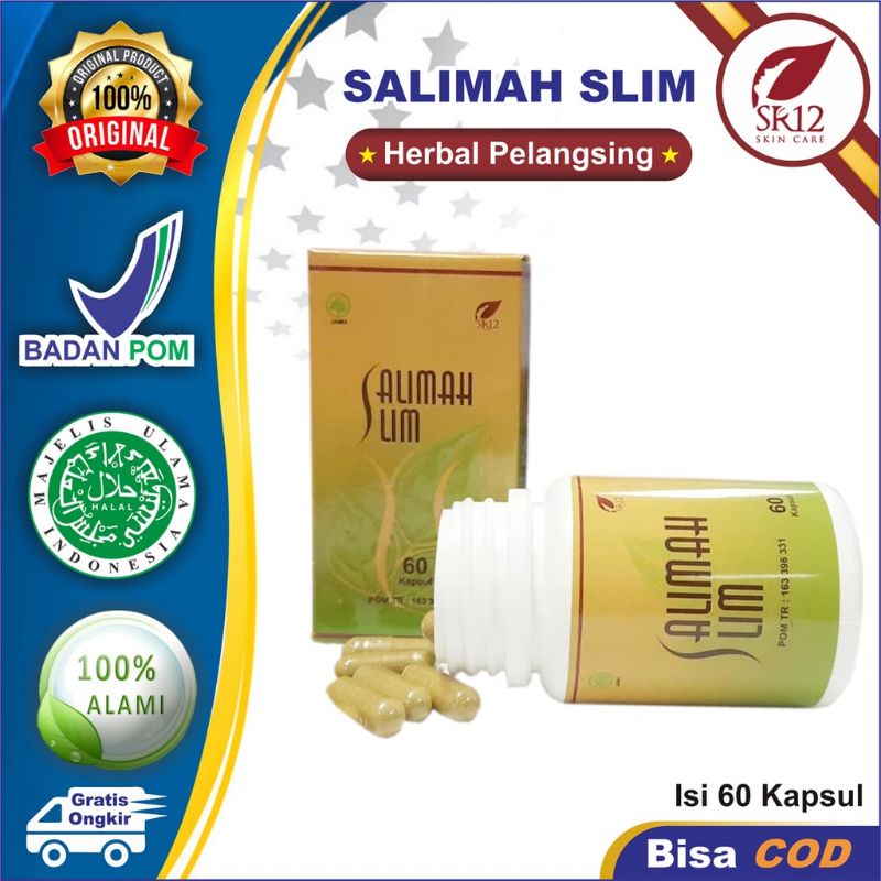 

(COD) Salimah Slim SR12 Herbal/ Obat Herbal Diet/Obat Herbal Pelangsing/Penurun Berat Badan