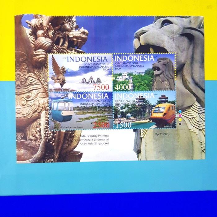 

Wow Prangko/Perangko Indonesia. Joint Stamp Issue Indonesia-Singapore 2009 Limited