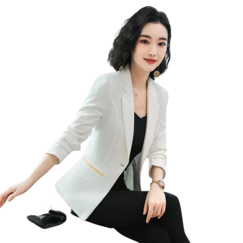 Jas blazer Wanita Semi Formal Jas kerja Wanita Casual