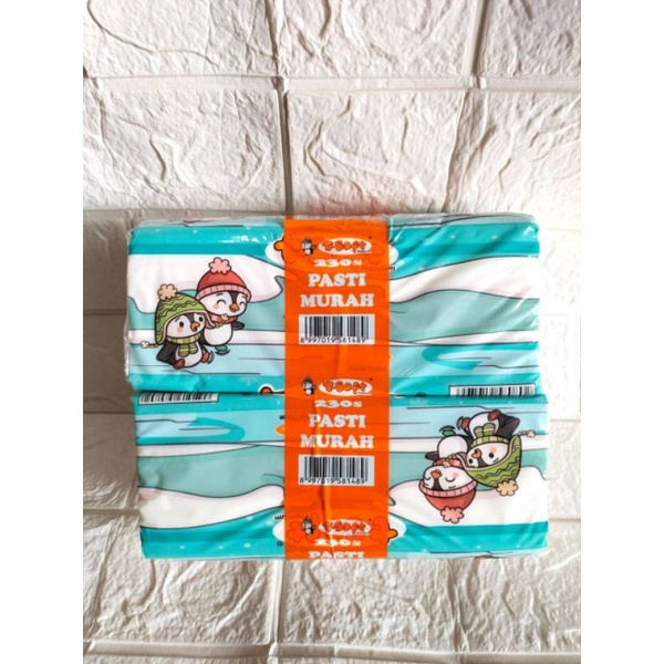 TISSUE T-SOFT / T SOFT PREMIUM 230 SHEET BANDED ( dpt sepasang )