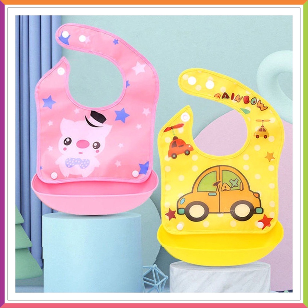 ❤ Fashionbabies ❤ BIB SILIKON | SLABER BAYI WATERPROOF | CELEMEK MAKAN BAYI MURAH SLABER BIBS BAYI IMPORT