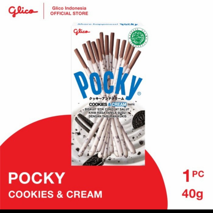 

Glico Pocky cookies and cream 40g