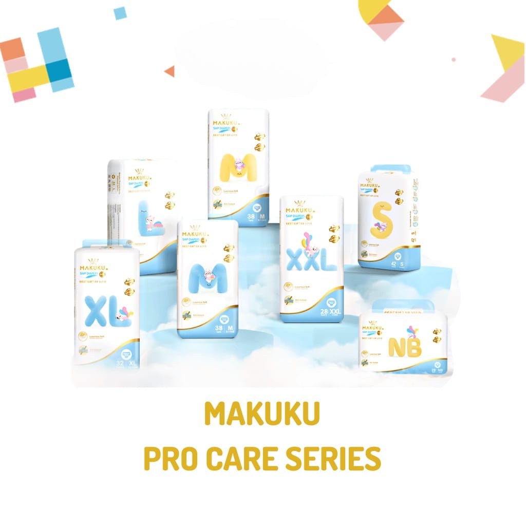 Makuku SAP Diaper Pro Care Tape &amp; Pants Series - Popok Bayi
