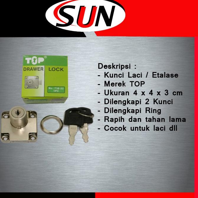 SFK Kunci Laci Lemari 808 Kunci Laci Kayu / Alumunium 387DSUT