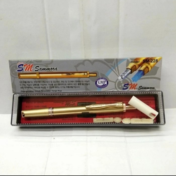 Pen bekam sammora gold sm 228 / Lancing Sammora gold / Alat bekam