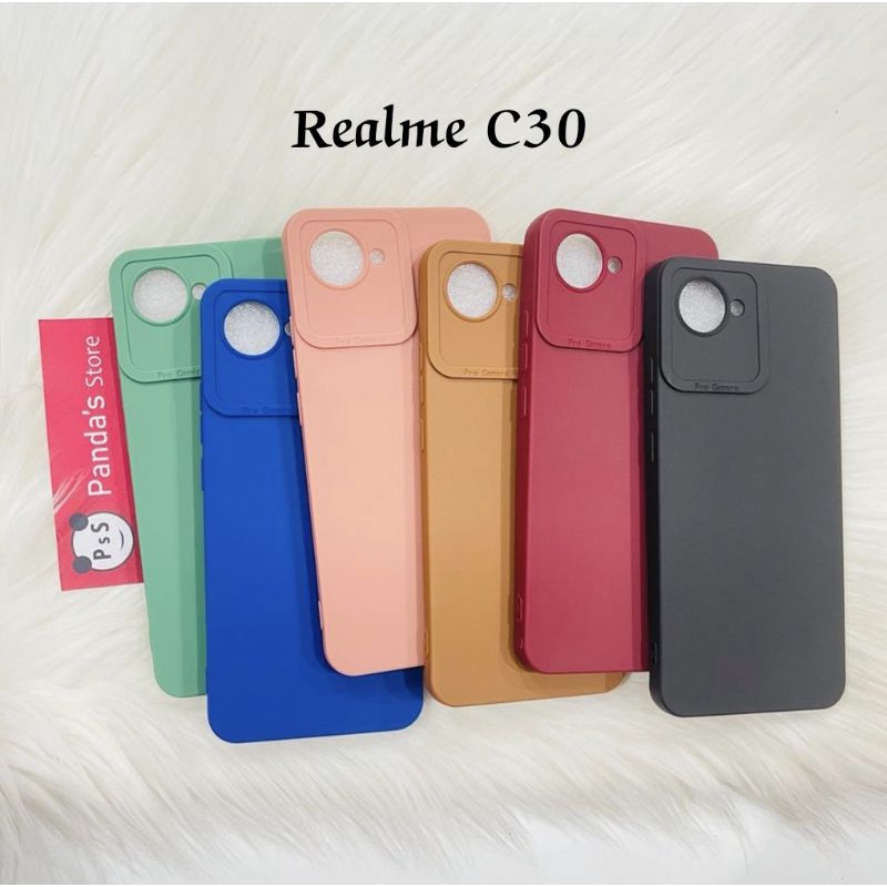 Case Realme C30 Babycase Makaron Full Color Softcase Realme C30 -PsS