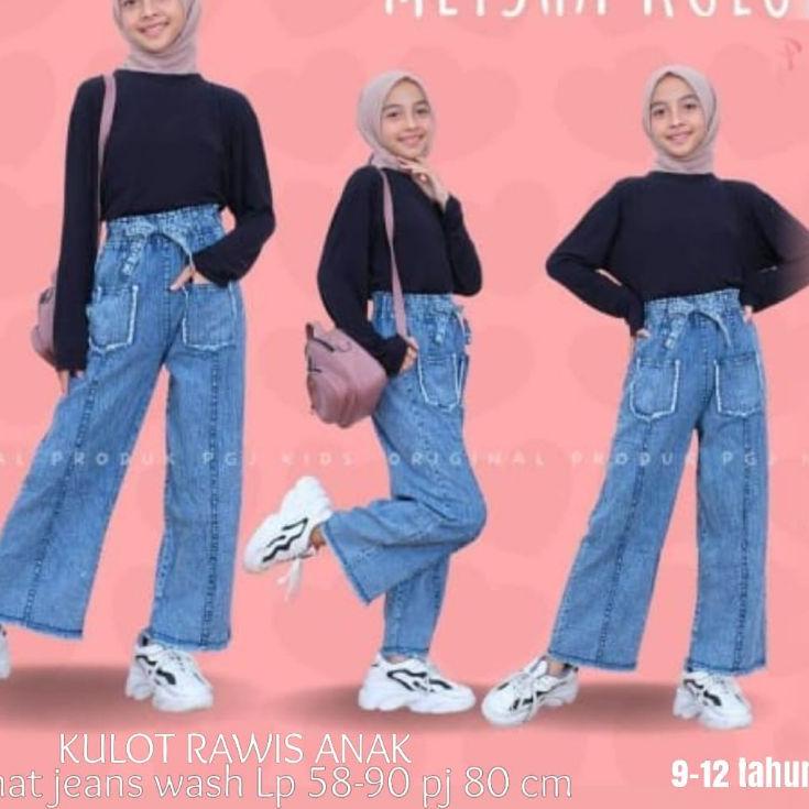[KODE JGWHL] KULOT JEANS ANAK UMUR 9-12 TAHUN