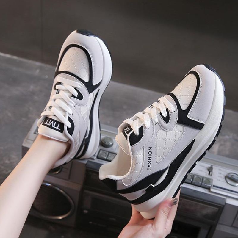 RYX - Dione Pale Sepatu Sneakers Tali Wanita Fashion Olahraga / Casual - Ori Import