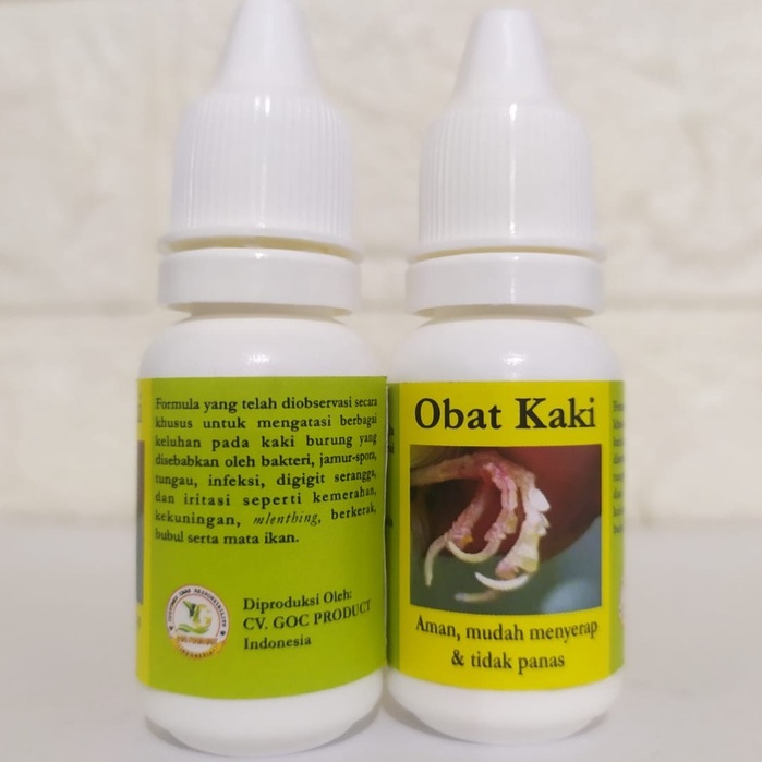 GOC OBAT KAKI BURUNG MNGOBATI KAKI BENGKAK INFEKSI BUBUL BASAH JAMUR BERKERAK UNTUK SEMUA JENIS BURU