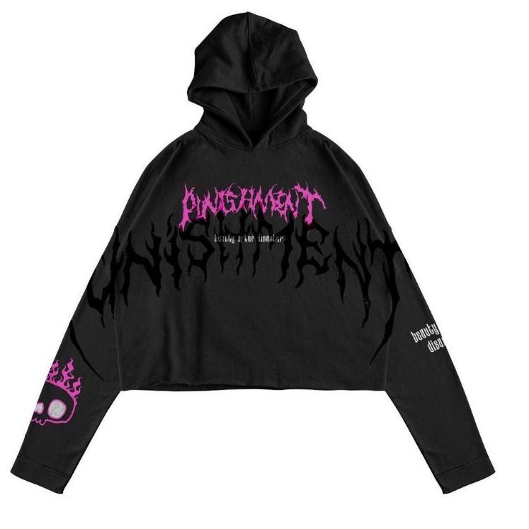 Terbaik PUNISHMENT Hoodie crop/TERLARIS/Pleasurecostumer/ORIGINAL/LOCALBRAND