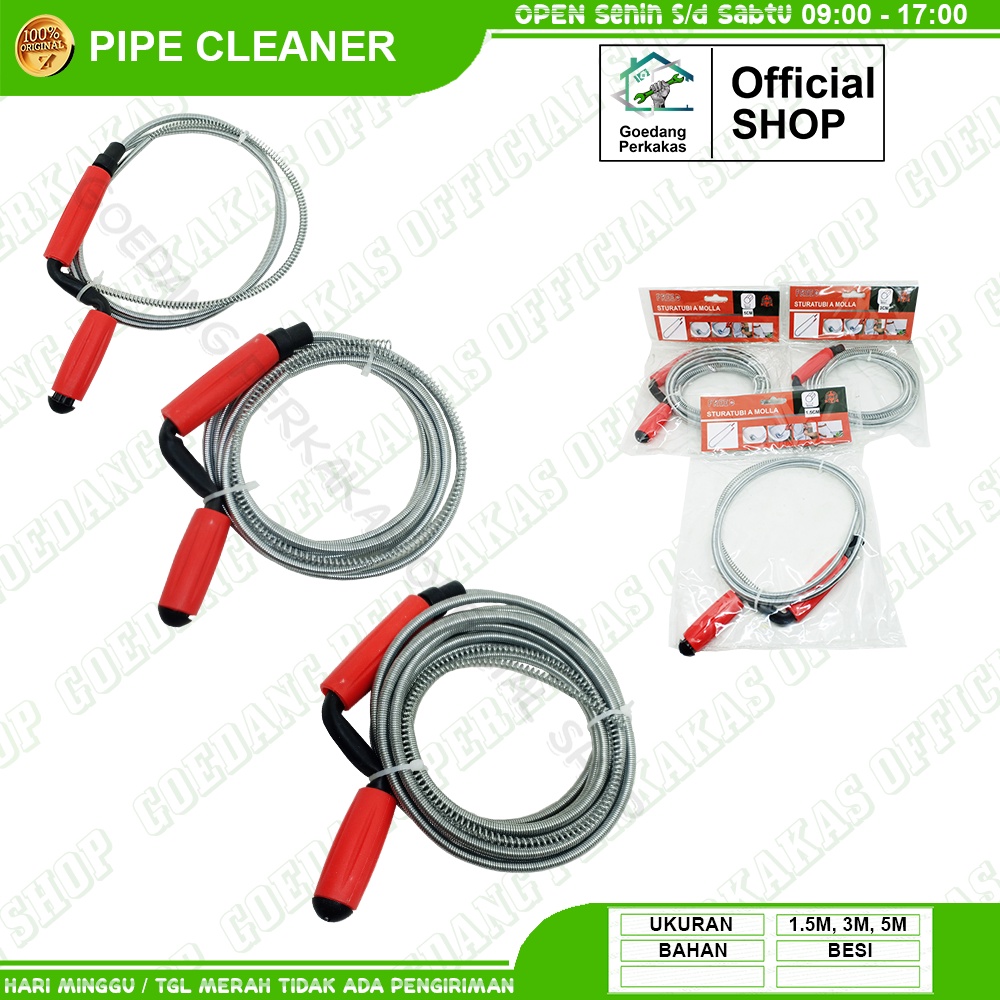 Jual Pipe Cleaner Alat Sodok Pipa Tersumbat Mampet Ukuran M M M