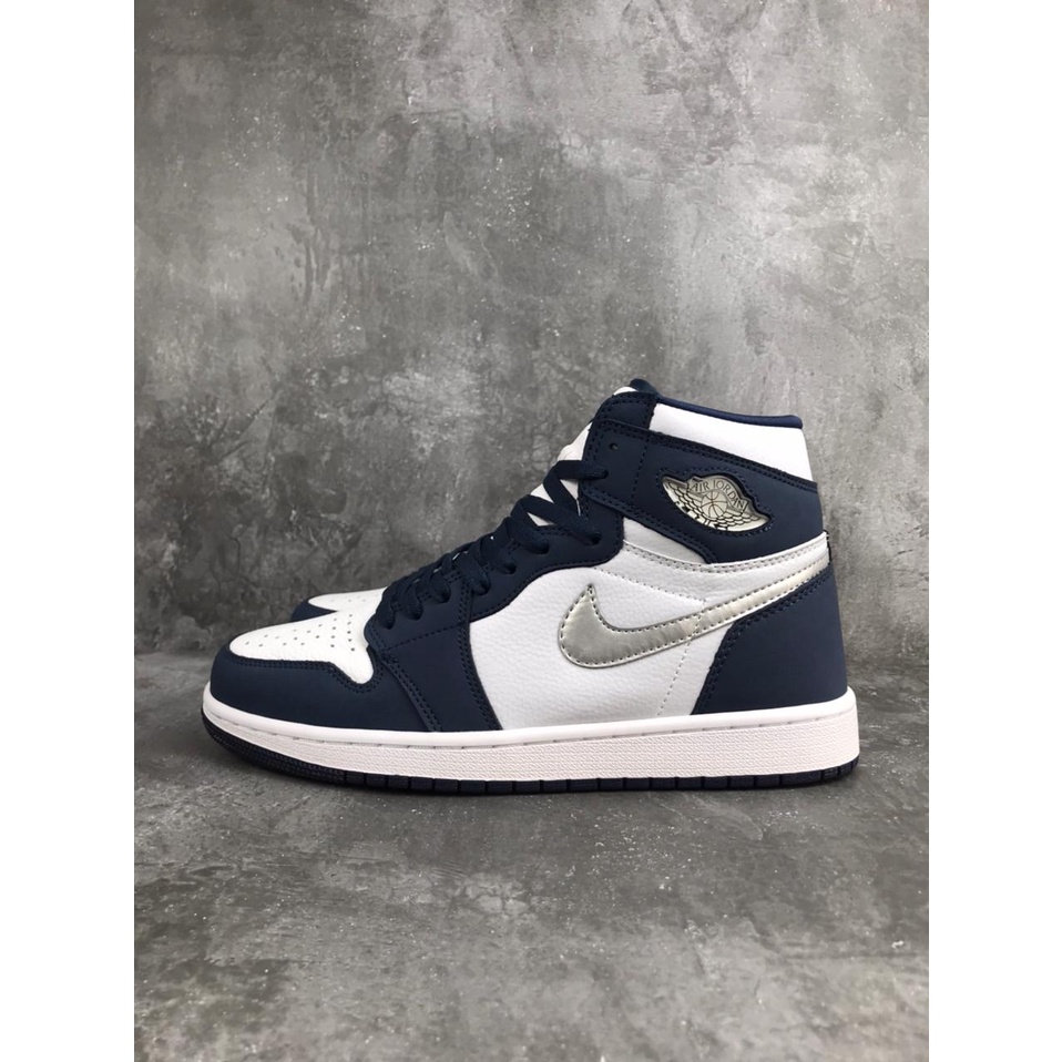 Air Jordan 1 R High COJP Midnight Navy, 100% Real Pic.