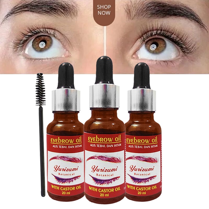 SHINE STAR - ORIGINAL 100% YURIZUMI SERUM EYELASH EYEBROW OIL HERBAL- Serum Minyak Ampuh Menumbuhkan ALIS MATA dan Melebatkan BULU MATA