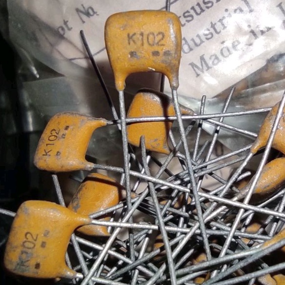 1NF Panasonic ECQ M Kapasitor Milar Mylar Capacitor 102k 102j 1n 1 n nf 0.001uf not elco elko capasi
