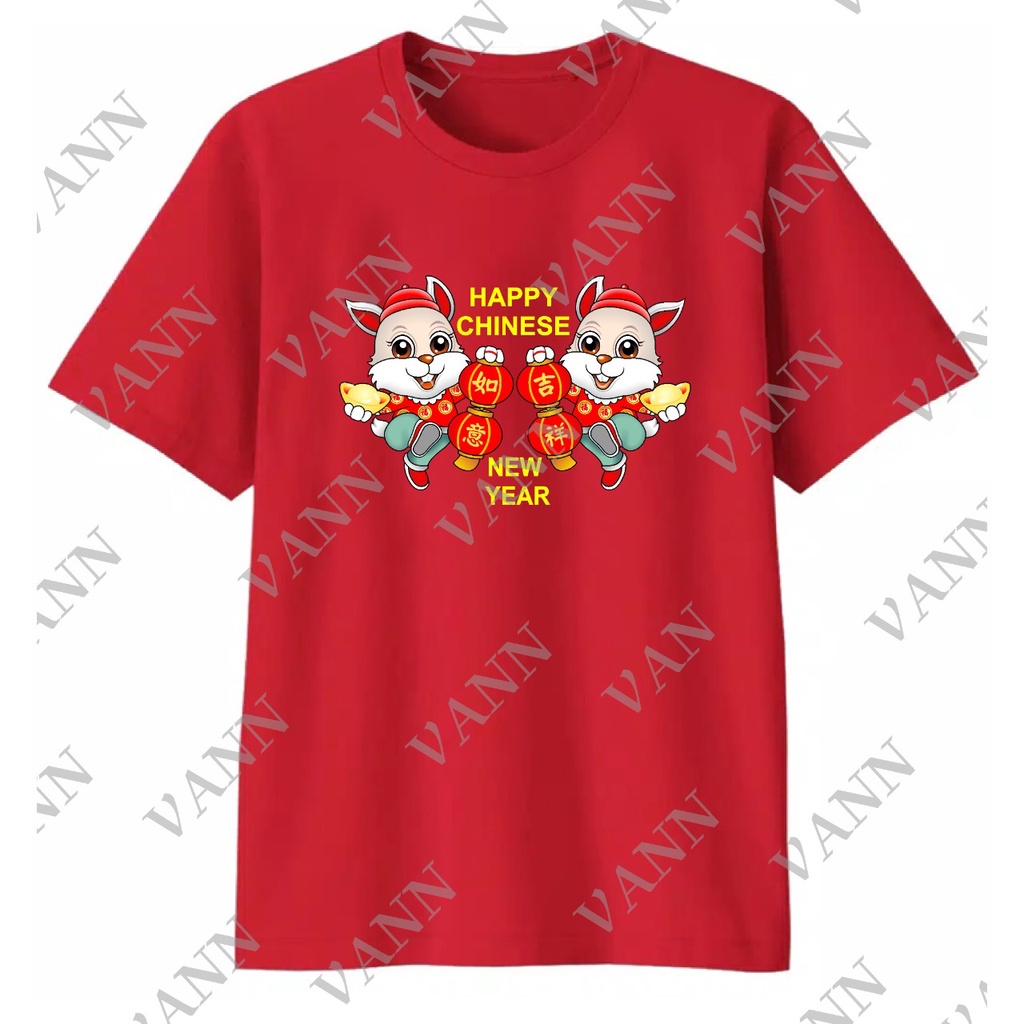 Jual Baju Imlek Kaos Imlek 2023 Dewasa Priaandwanita Kaos Imlek Shio