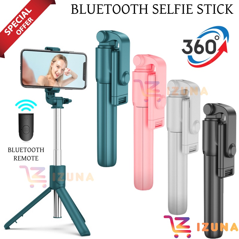 [IZUNA] SELFIE STICK BLUETOOTH 3 IN 1 / TRIPOD R1 / TONGSIS BLUETOOTH SELFIE STICK / TONGSIS / TRIPOD / TONGSIS BLUETOOTH R1 / TONGSIS WARNA MACARON