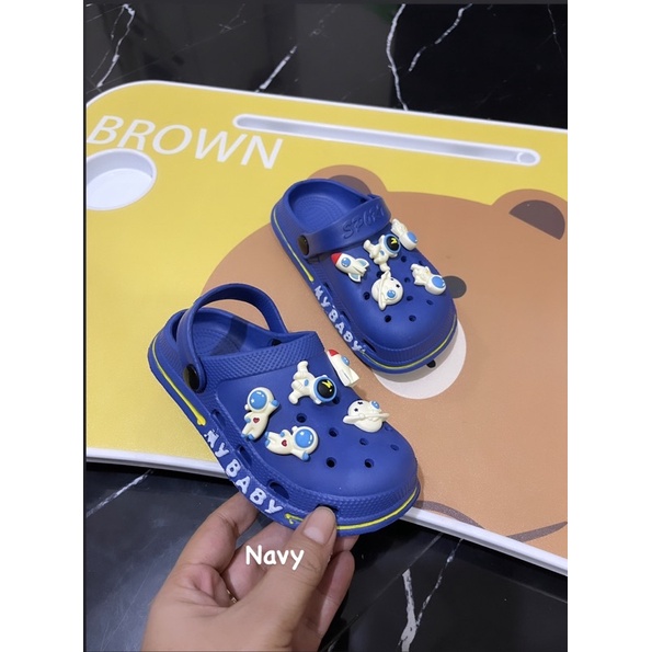 GJAZ CLOG BABY LAKI-PEREMPUAN IMPORT SIZE 20-29 JIBBIT ASTRONOT