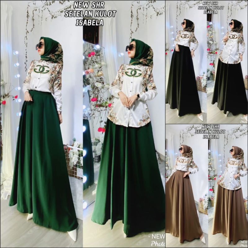 NEW READYYYY SETCEL KULOT ISABELLA SHR ORI 100%