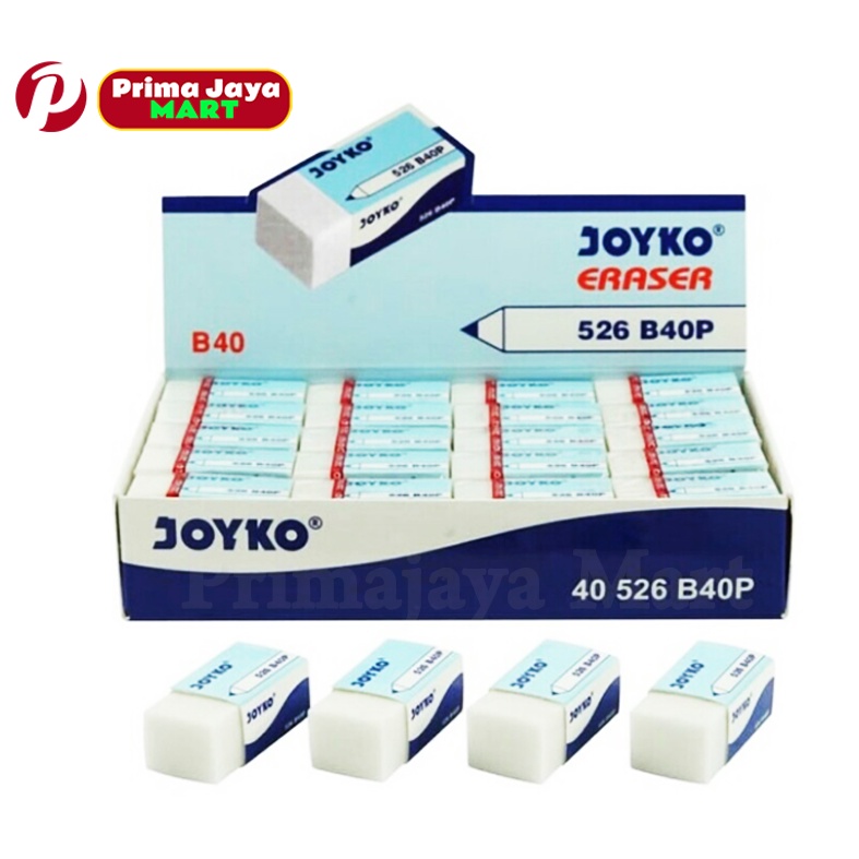 

Penghapus Joyko B40 Putih Kecil ( PACK )