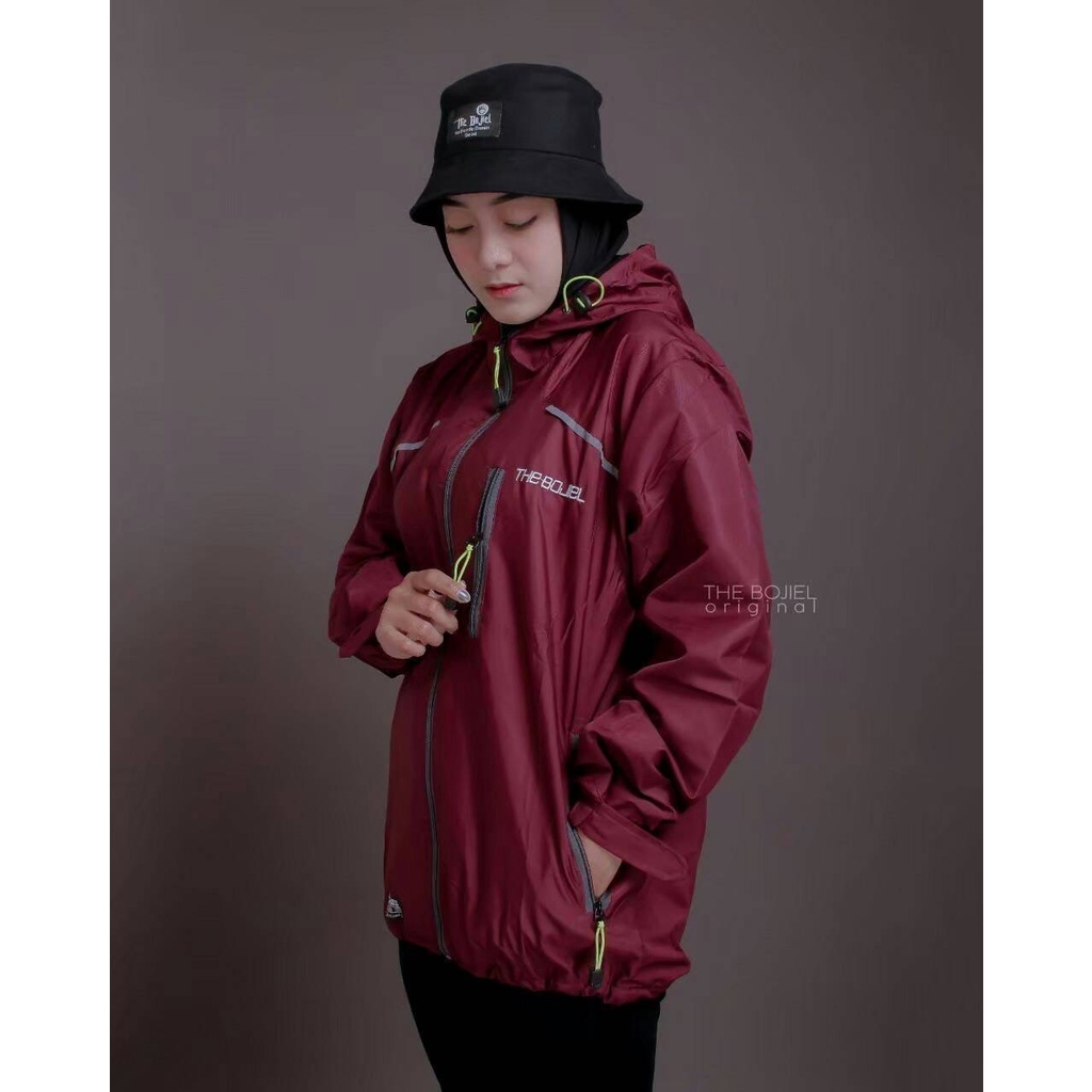 The Bojiel Pleasure Chest - Jaket Outdoor Pria Jaket Parasut Jaket Outdoor Unisex Jaket Distro Jaket Gunung Maroon