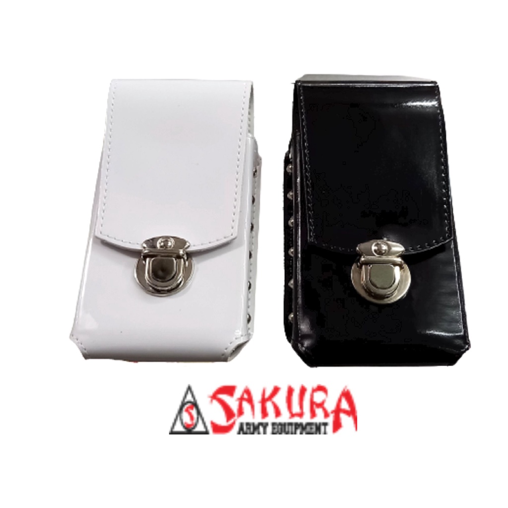 Sarung Hp Polos Tempat Hp Kulit Mitasi Polos 1 Ruang Single Slot