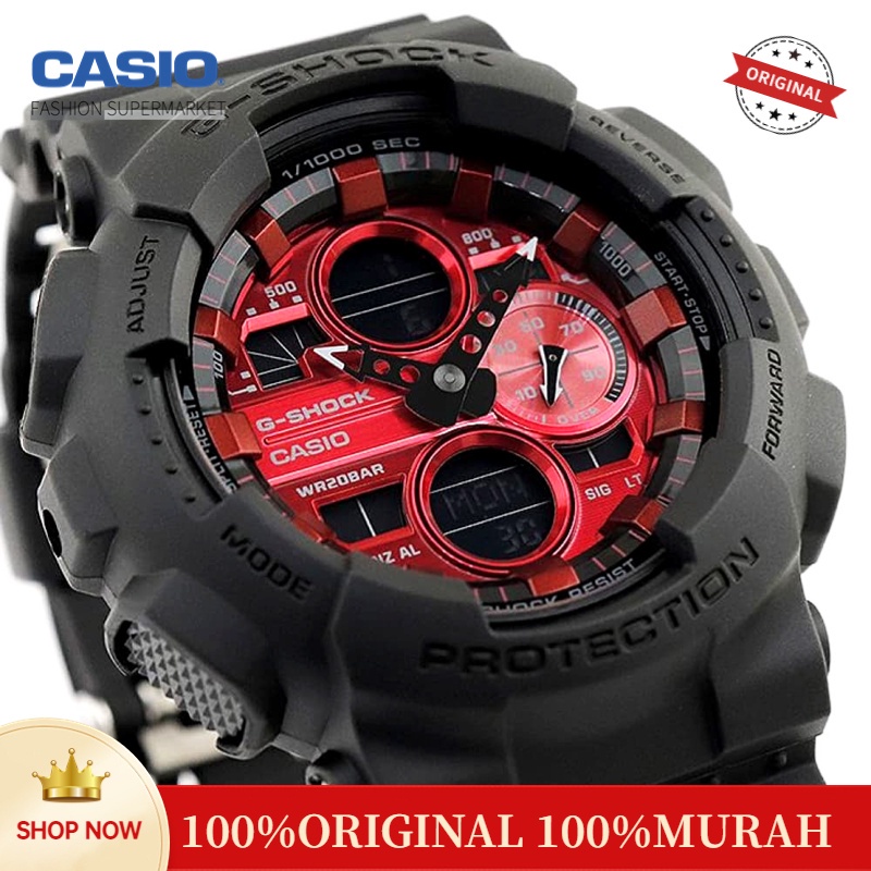 Jam Tangan G Shock Pria Casio Original 90'S Vintage Series Waterproof Automatic Led Illuminated Spor