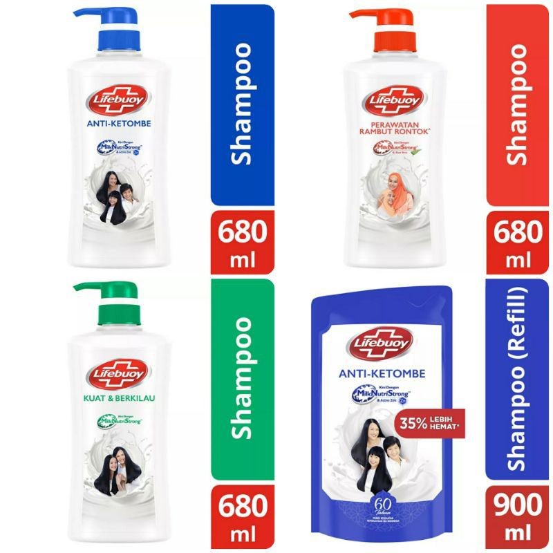 Shampoo Lifebuoy 900 ml Refill