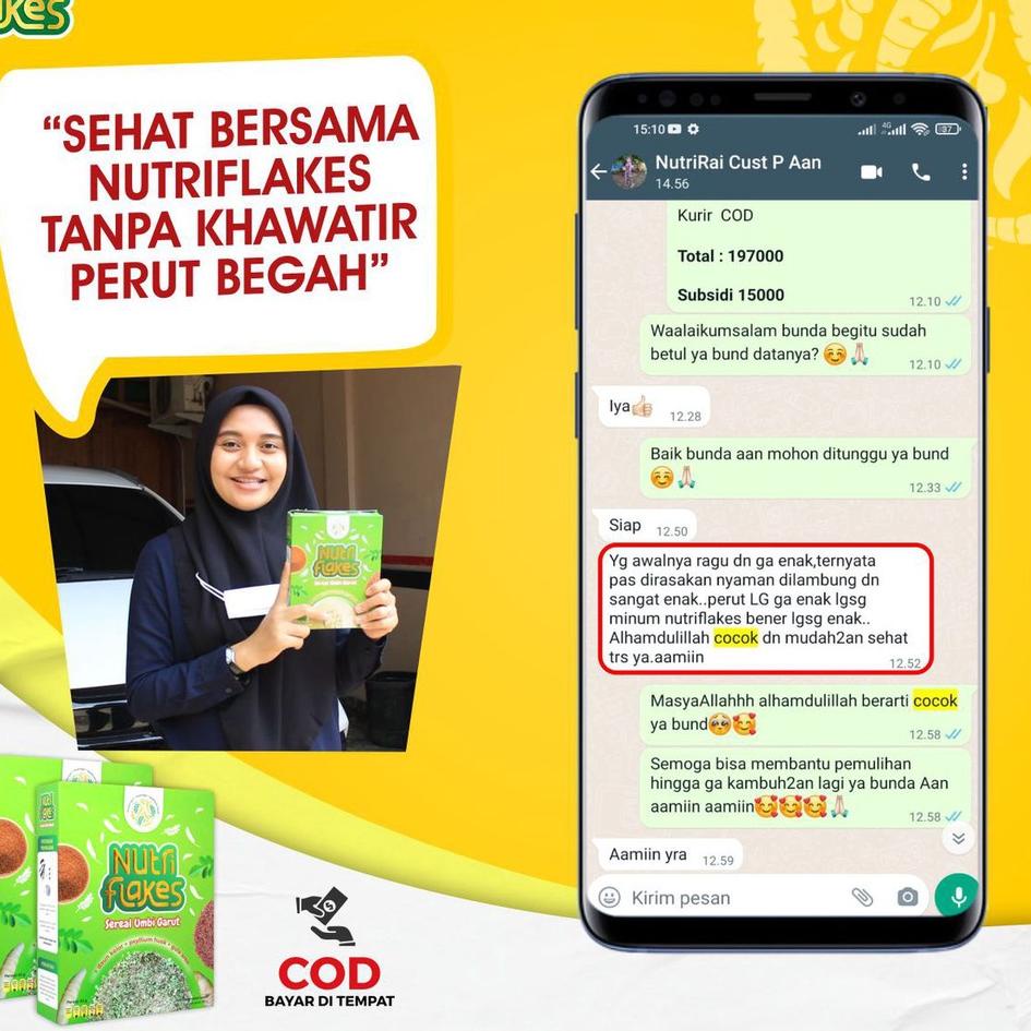 

yuv NUTRIFLAKES SEREAL UMBI GARUT MINUMAN SERBUK UMBI GARUT - SEREAL SEHAT ATASI ASAM LAMBUNG, MAAG, GEERD - BPOM ORIGINAL 100% - ALAMI - SOLUSI DIET SEHAT PENGGANTI NASI (1 BOX) qyjz941