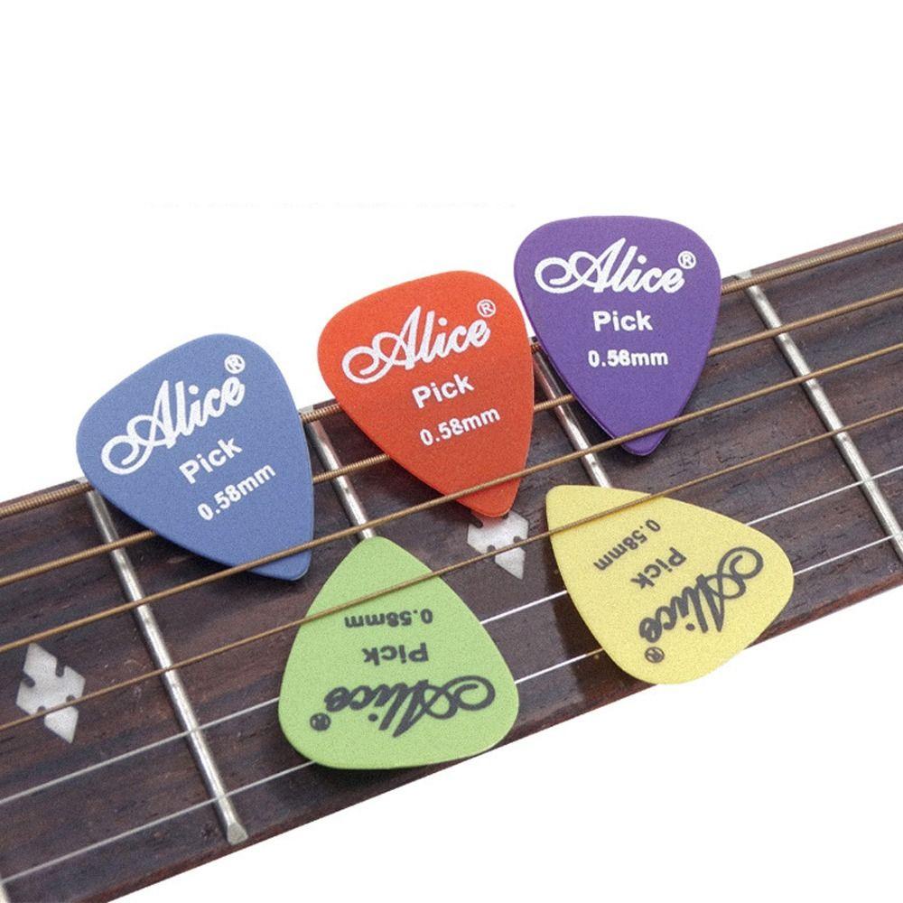 Needway Picks Gitar Hadiah 100 Pcs Bass Elektrik Aneka Warna Plectrum Pilihan Segitiga Aksesoris Alice acoustic Musical Instrumen Gitar Plectrum