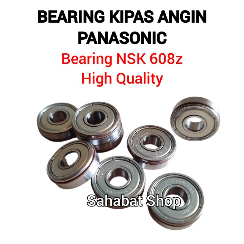 BEARING NSK 608 ORIGINAL LUBANG AS 8MM UNTUK KIPAS ANGIN PANASONIC DLL