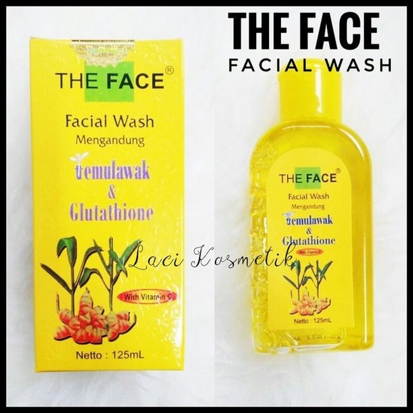 Facial Wash  Sabun Pencuci Muka Cuci Muka Wajah THE FACE Temulawak 125ml Cair The Face Pembersih Perontok Daki Kotoran