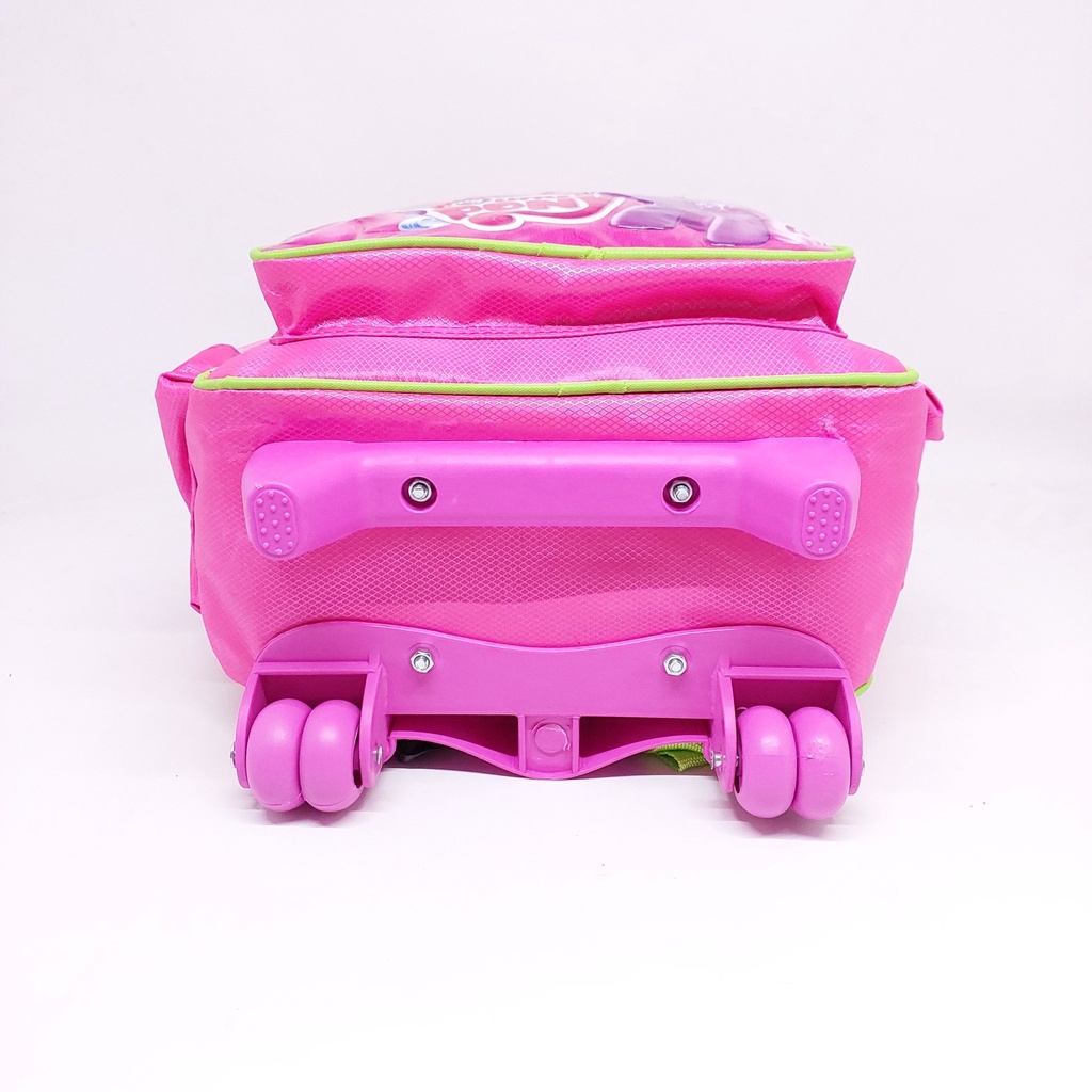 Trolley Anak Perempuan Gagang T KUAT + kotak pensil MURAH / Troli Anak Cewek + kotak pensil MURAH / Tas Roda Anak Motif Animasi MURAH BARU ORIGINAL / Trolley Anak Perempuan Emboss IMPORT MURAH / Troli Anak Cewek PG TK SD MURAH / Koper Travel anak Animasi