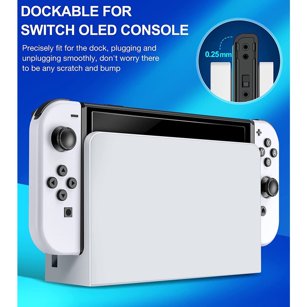 Anti Gores Tempered Glass Screen Protector 3 Pack for Nintendo Switch Oled