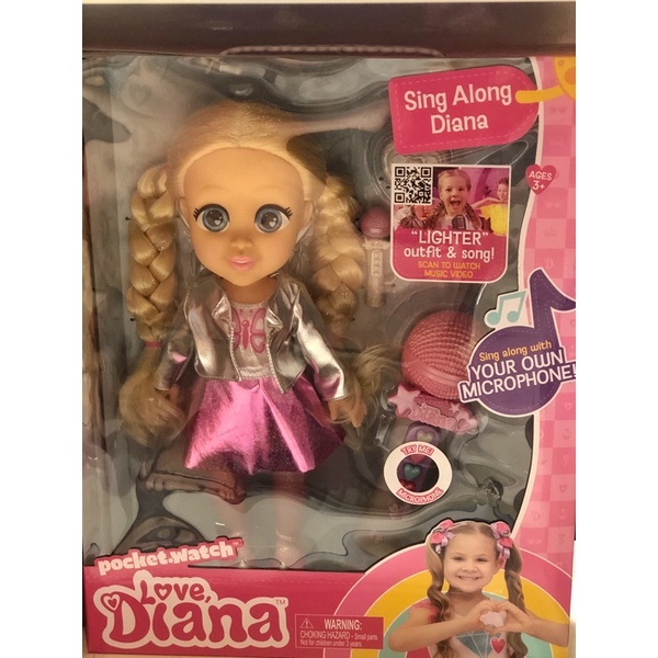 Boneka LOVE Diana Song Along Diana Lighter Oufit & Song