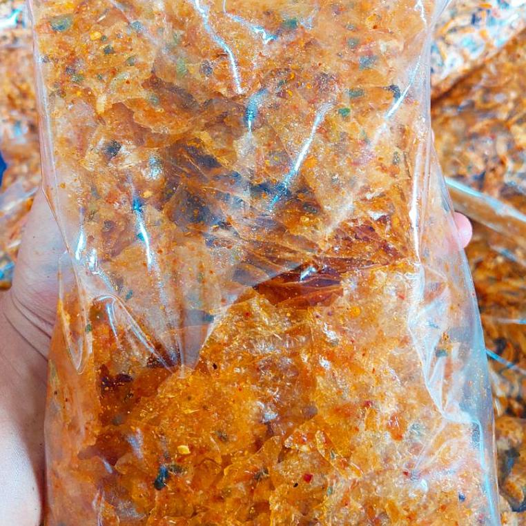 

︽ KERIPIK KACA 1 KG PEDAS DAUN JERUK / KRIPCA REMPAH NGABRET HOT SALES 2690 ✤