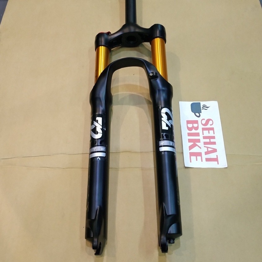 Fork Sepeda VOL 26 Air Lock Travel 120 QR Oversize Black/Gold