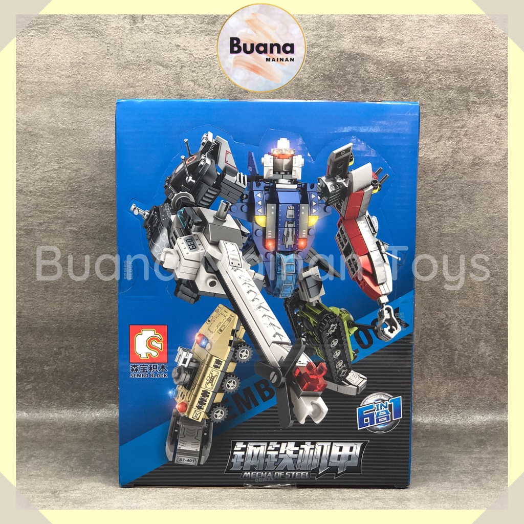 BRICKS SEMBO MECHA OF STEEL WAR MACHINE MAINAN EDUKASI ANAK COWO CEWE BLOCK COMBING BRICK 103099