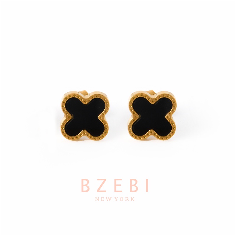 Bzebi Anting Tusuk Lapis Emas 18k Hias Berlian Imitasi Gaya Korea Untuk Wanita 1090e